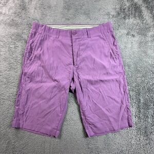Rapha Randonnee Shorts 32 Men Purple Cycling Commuter Nylon Slim Fit Bike